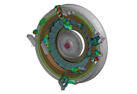 Ls Dyna Fea Turbine Blade Out Burst Or Disk Containment Simulation