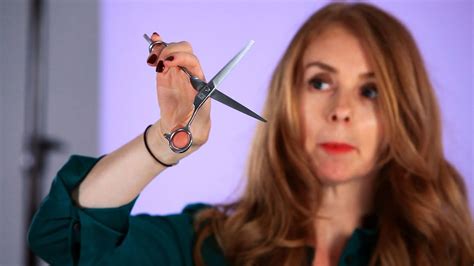 How To Hold Scissors While Cutting Hair Hair Cutting Youtube