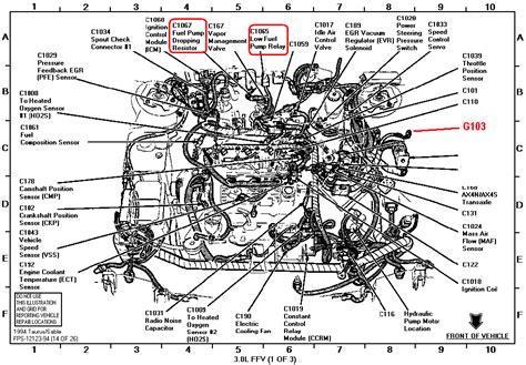 2002 Ford Explorer Engine Compartment Diagram