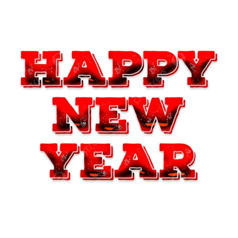 Happy New Year 3d Text 3d Text Text Effects New Year Png Transparent