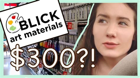 Spending Way Too Much At Blick Art Materials Youtube