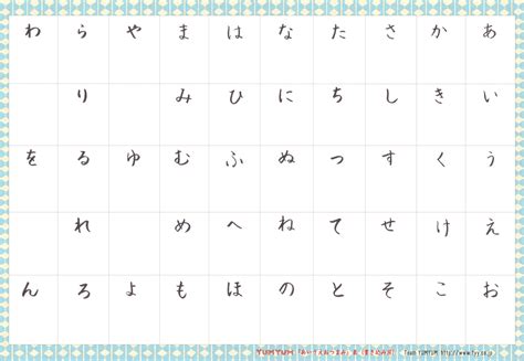 Hiragana Practice Sheets