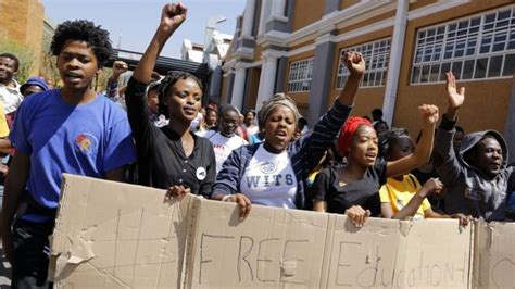 Violence Erupts As South Africa Student Protest Time For An Awakening