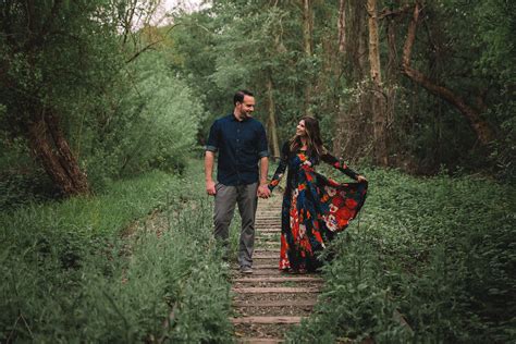 Forest Engagement Boho Engagement Photos ♥️ Forever Moments