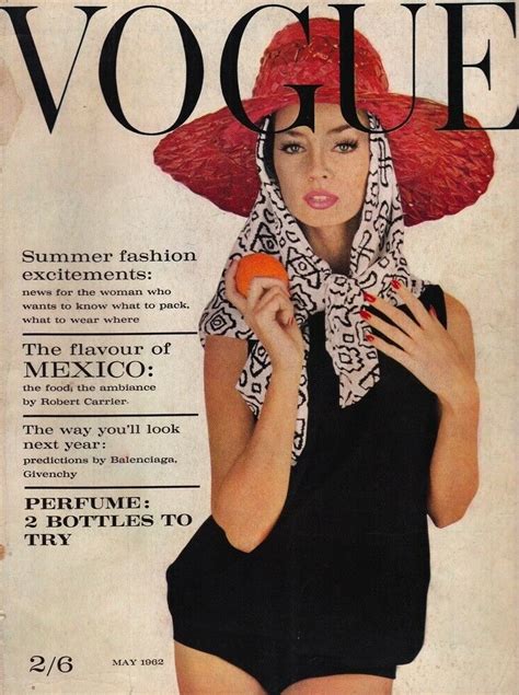 407 May 1962 1159 British Vogue Covers History Of Fashion Images