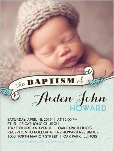 Baptism Invitations X Boy Baptism Invitation Shutterfly In