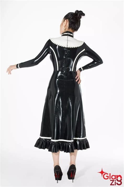 mistress mademoiselle latex dress latex dominatrix latex uniform