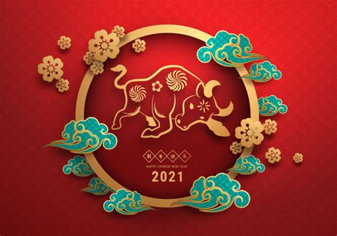 Celebrate the spring festival by sending out canva's chinese new year cards! Premium Vector | 2021 chinese new year greeting card ...