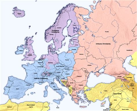 Cultural And Political Maps Of Europe Europe Guide Eupedia