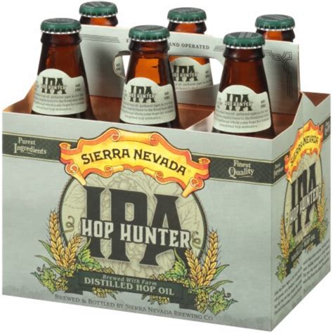 sierra nevada brewing co hop hunter ipa beer 6 bottles 12 fl oz harris teeter