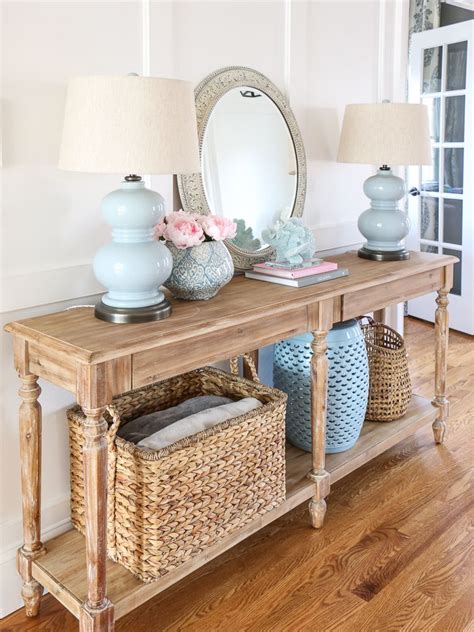 Everett Console Table Two Ways To Style It Dining Room Console