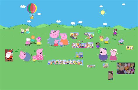 Image All Peppa Pig Characters V7 Peppa Pig Fanon Wiki Fandom