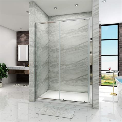 Buy Elegant 1000 X 700mm Sliding Shower Enclosure With Tray 90mm