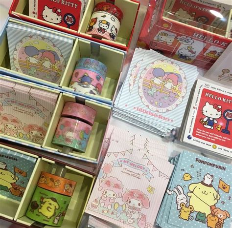 Sanrio Stationery Sets Memo Pads And Cute Tapes ๑