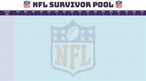 8 Best Printable Football Pool Sheets