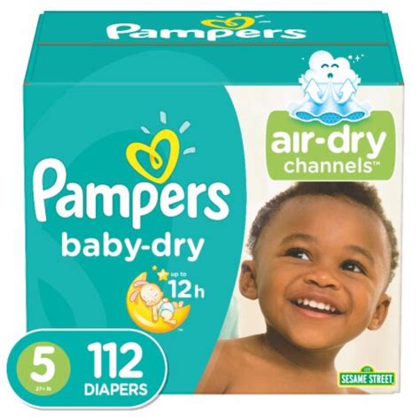 Pampers Baby Dry Baby Diapers Size 5 112 Ct Frys Food Stores