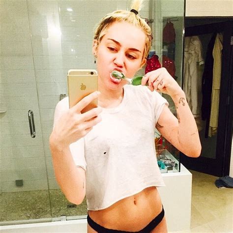 Miley Cyrus Is Bleeding And Bottomless Thanks To Instagram Of Course