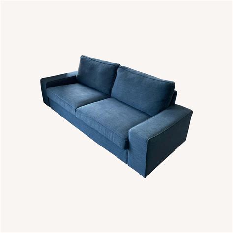 Ikea Kivik Sofa Hillared Dark Blue Aptdeco