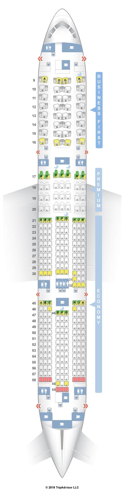 Seatguru Seat Map El Al Boeing 787 9 789 Seatguru