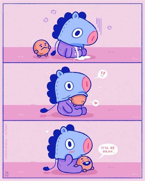So Cute I Cannot Mang And Shooky Are Adorable Favorites In Bt21 Are