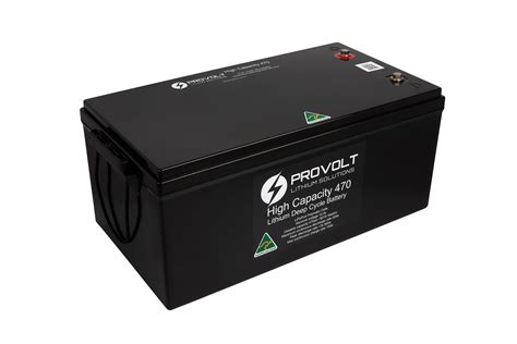 Compact 470 Deep Cycle Lithium Battery Provolt Lithium Solutions