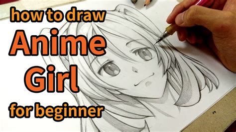 How To Draw Anime Girl For Beginner Tutorial Youtube