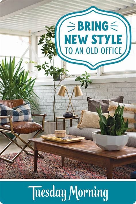 Active tuesday morning coupon codes & deals for january 2021. Sunroom Home Office Makeover with Tuesday Morning | Office ...