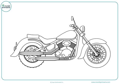 Dibujos Para Colorear Motos 20 Dibujos De Moto Para Pintar Y Colorear