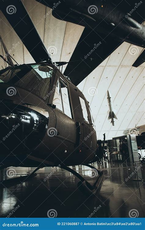 Vietnam War Huey Helicopter Saigon Palace Editorial Photo