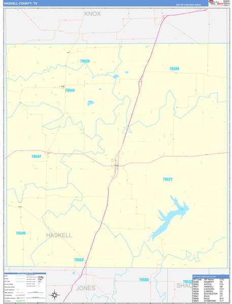 Maps Of Haskell County Texas