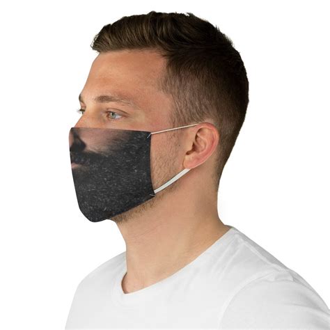 Black Beard Man Face Mask Manly Face Mask Covid Masks Funny Etsy