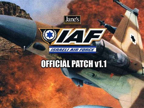 Janes Israeli Air Force V11 English Patch File Moddb