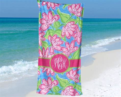 Items Similar To Beach Towel Monogrammed Personalized Beach Towel