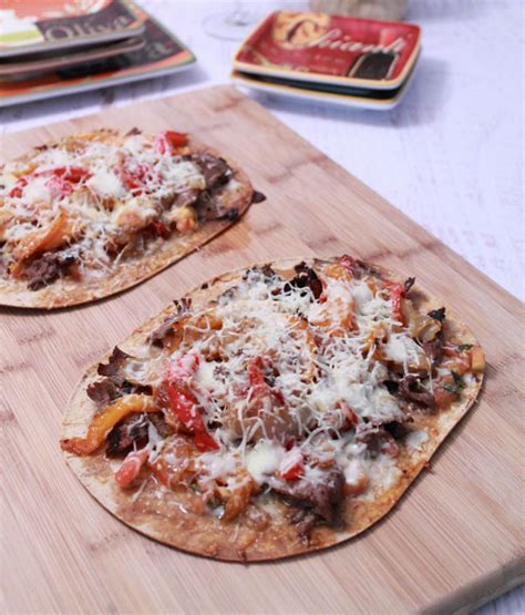 Philly Cheesesteak Flatbread Mom To Mom Nutrition
