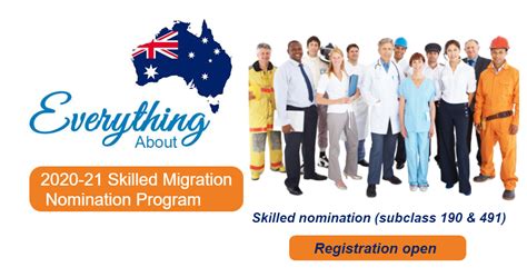 skilled migration visa nomination program 2020 21