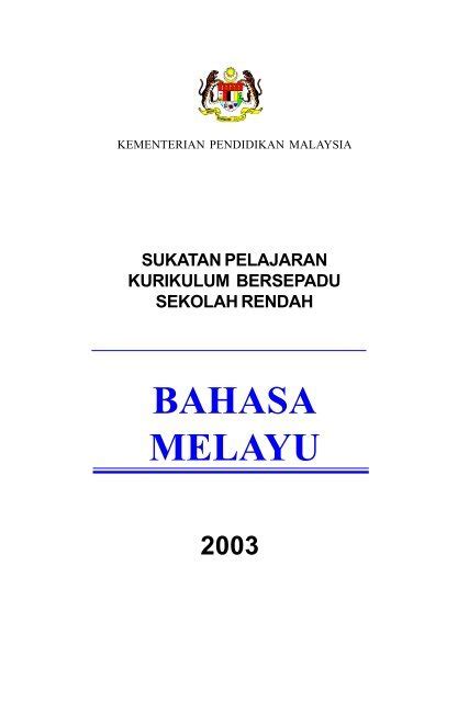 Hari ini kita akan belajar. Sukatan Pelajaran Bahasa Melayu Tingkatan 1 2020