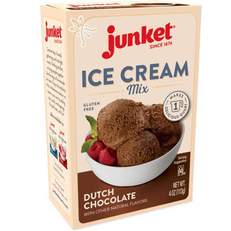 Junket Ice Cream Mix Homemade Chocolate Ice Cream Mix Premium Ice