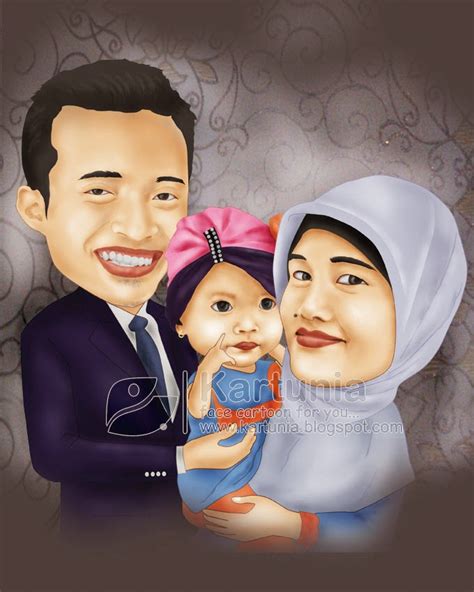 Karikatur Keluarga
