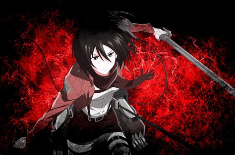 Mikasa Ackerman 5k Wallpaper Hd Anime 4k Wallpapers