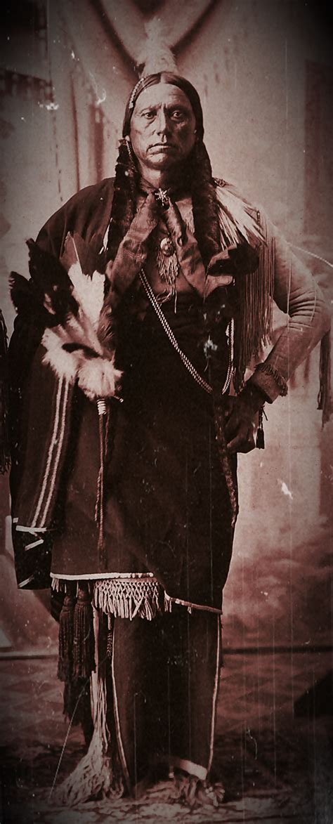 Quanah Parker Comanche In Ceremonial Regalia Ca 1890 Native American Cherokee Native