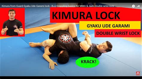 Kimura From Guard Gyaku Ude Garami Lock BJJ Grappling Basics For MMA