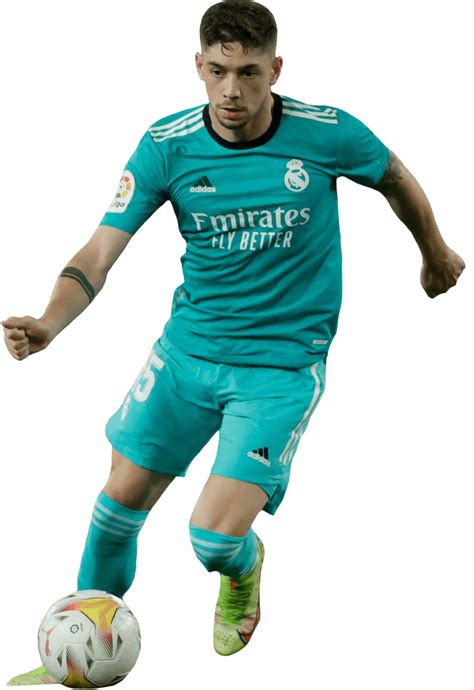 Federico Valverde Real Madrid Football Render Footyrenders