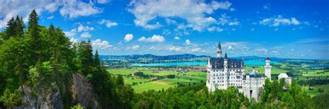 Neuschwanstein Castle In Summer Germany Stock Image Image Of
