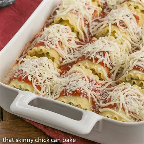Lasagna Rolls That Skinny Chick Can Bake