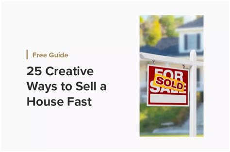 25 Creative Ways To Sell A House Fast Stuccco