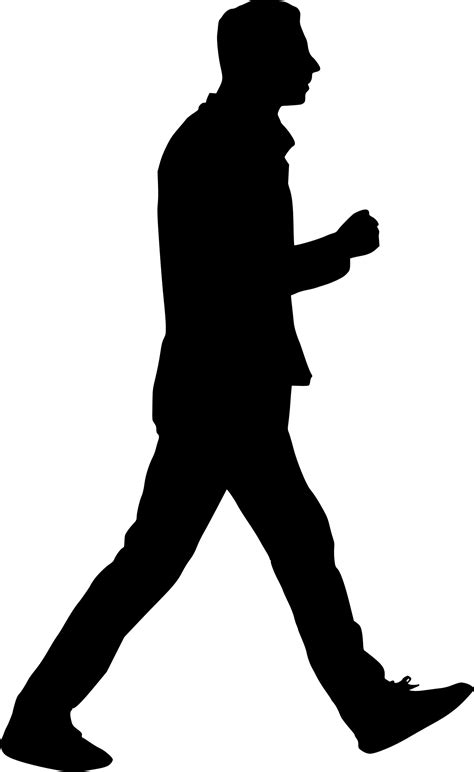 Man Walking Silhouete Png Png