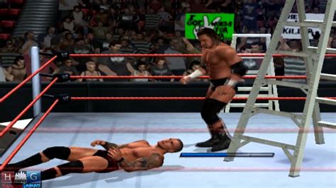 WWE Smack Down Vs Raw 2011 PC Gameplay Triple H Vs Randy Orton TLC