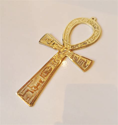 Egyptian Solid Brass Ankh Life Key 4 Engraved By Thenile On Etsy