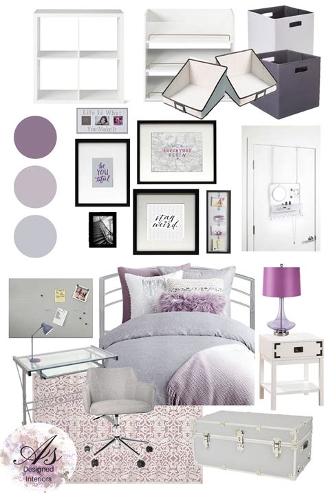 20 Purple Dorm Room Ideas