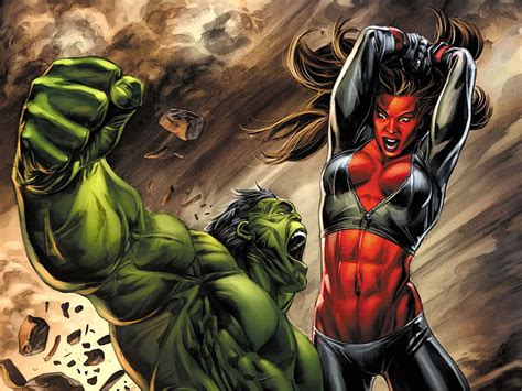 Cómics Hulk Maravilla Ella She Hulk Superhéroe Fondo De Pantalla